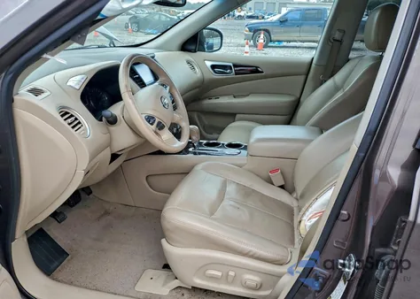 2015 Nissan Pathfinder S z USA, uszkodzony, nr VIN 5N1AR2MN1FC701063